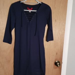 Navy blue women's dress